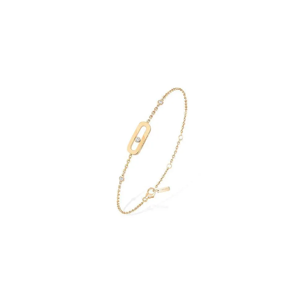 0.05ctw Yellow Gold Diamond Bracelet