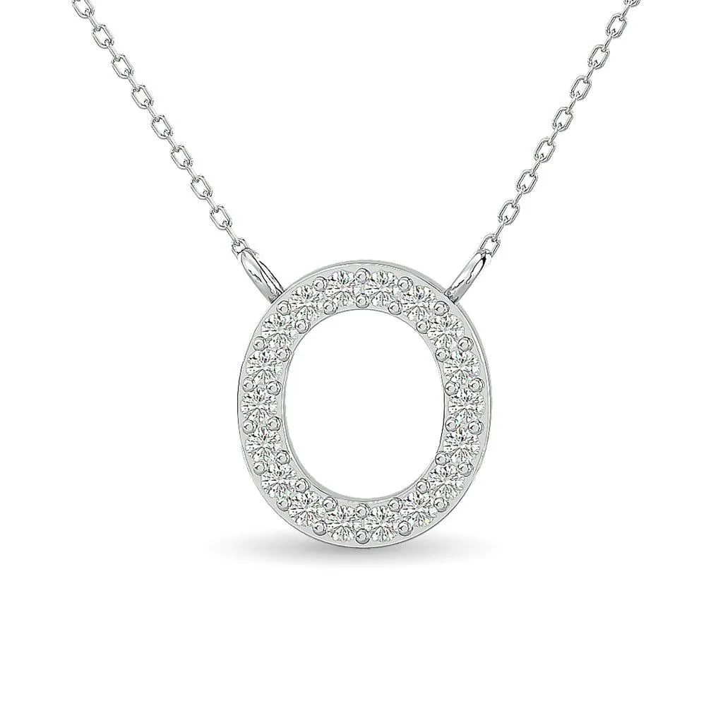 10KT WHITE GOLD 1/12CT TW DIAMOND PENDANT