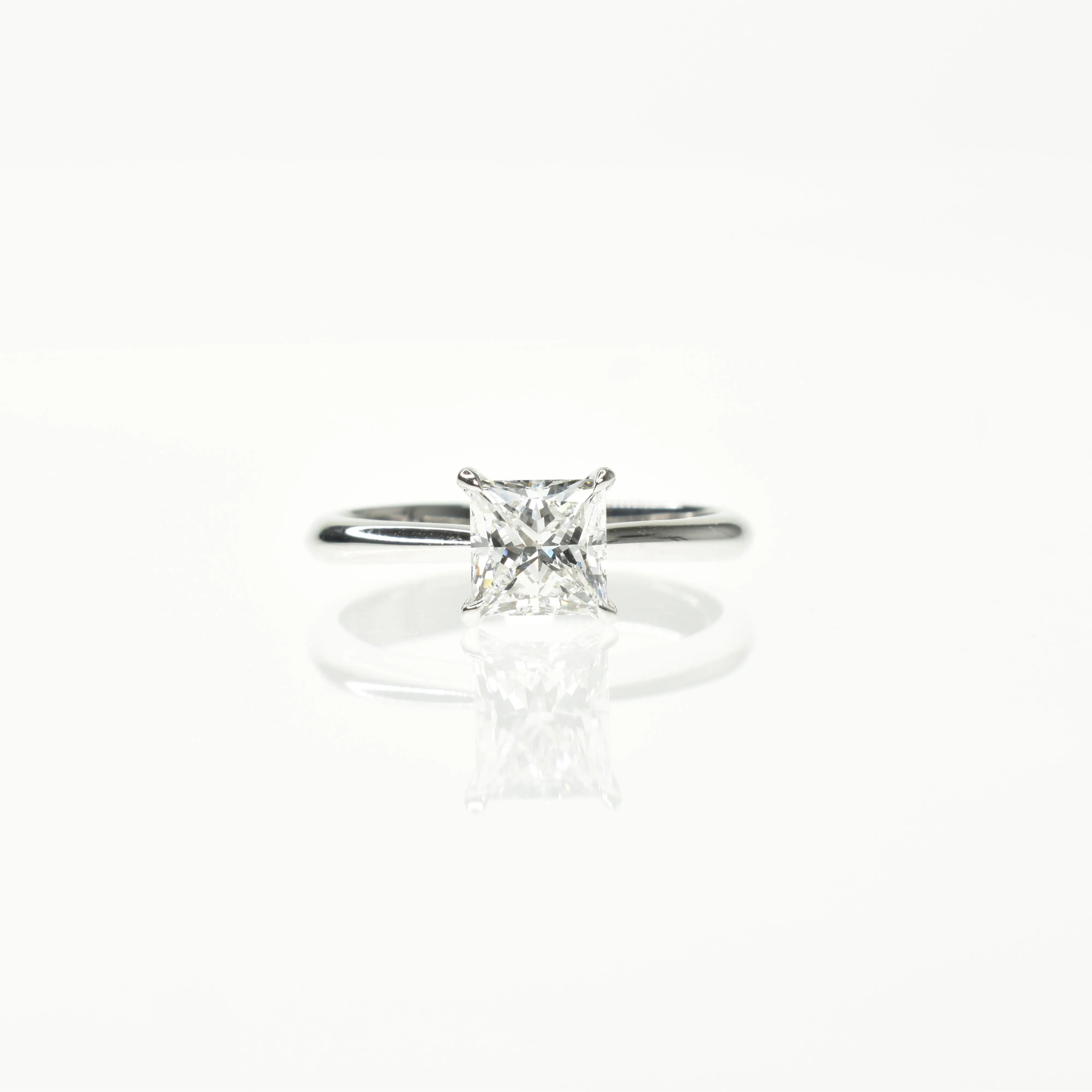 1ct Princess Cut Diamond Engagement Ring