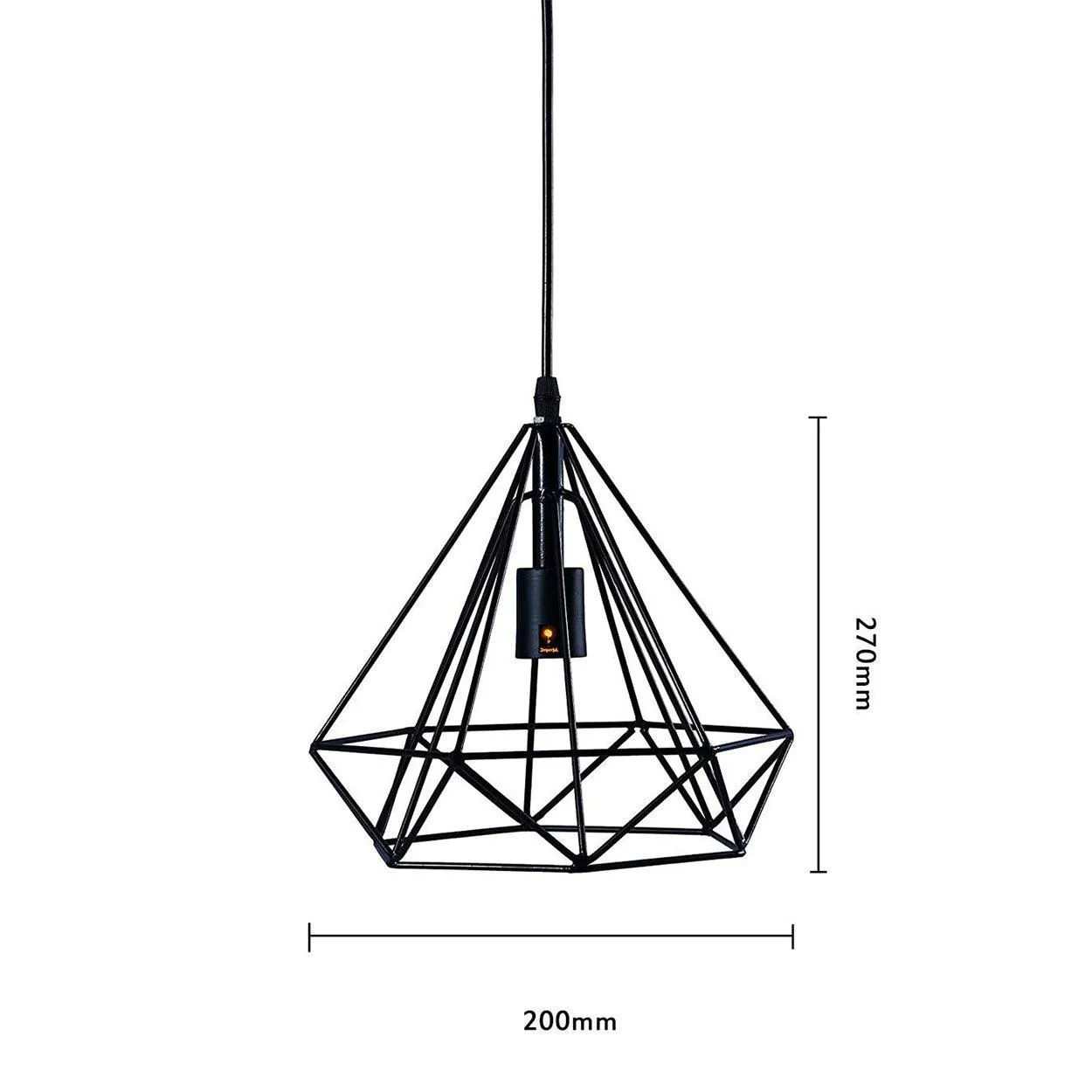 ANKUR DIAMOND CAGE HANGING LIGHT