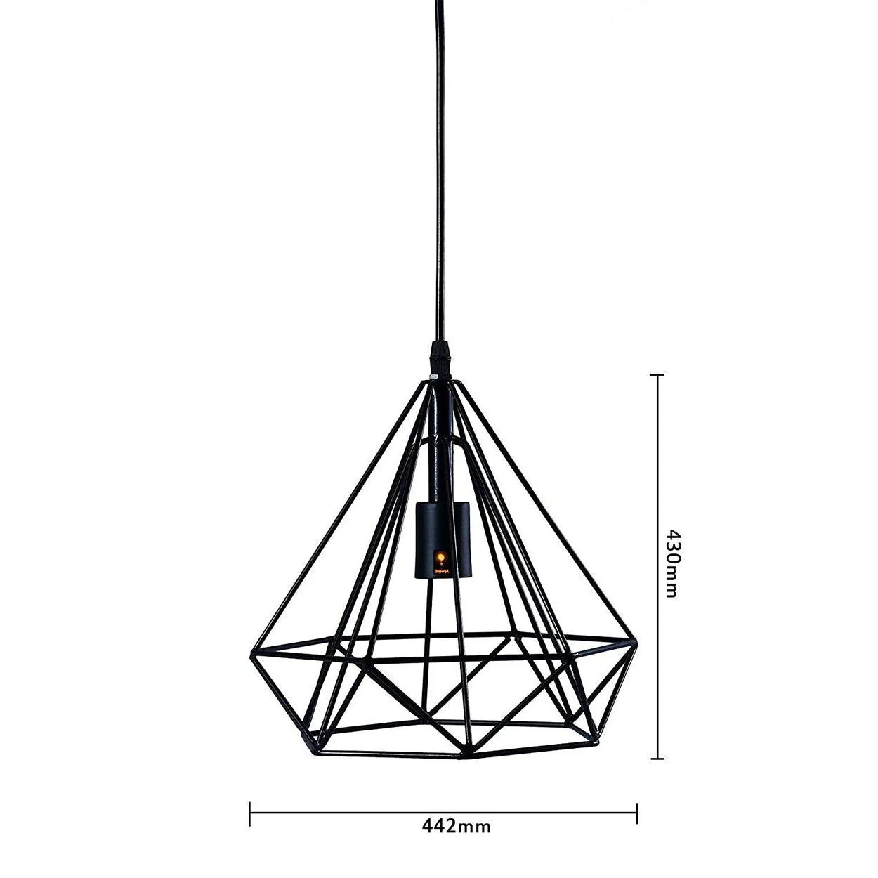 ANKUR DIAMOND CAGE HANGING LIGHT