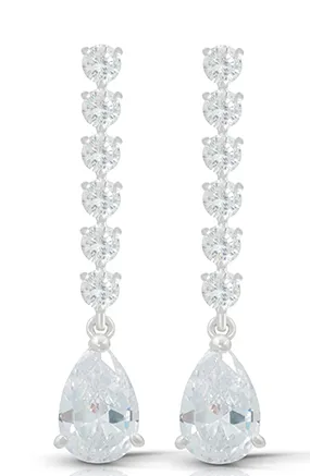 Asia Cubic Zirconia Dangle Earrings