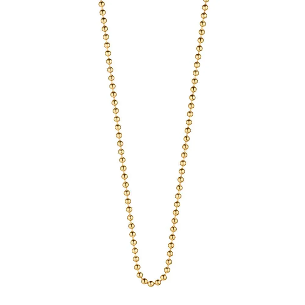 Ball Chains, Gold 14" to 30"