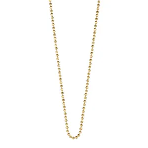 Ball Chains, Gold 14" to 30"