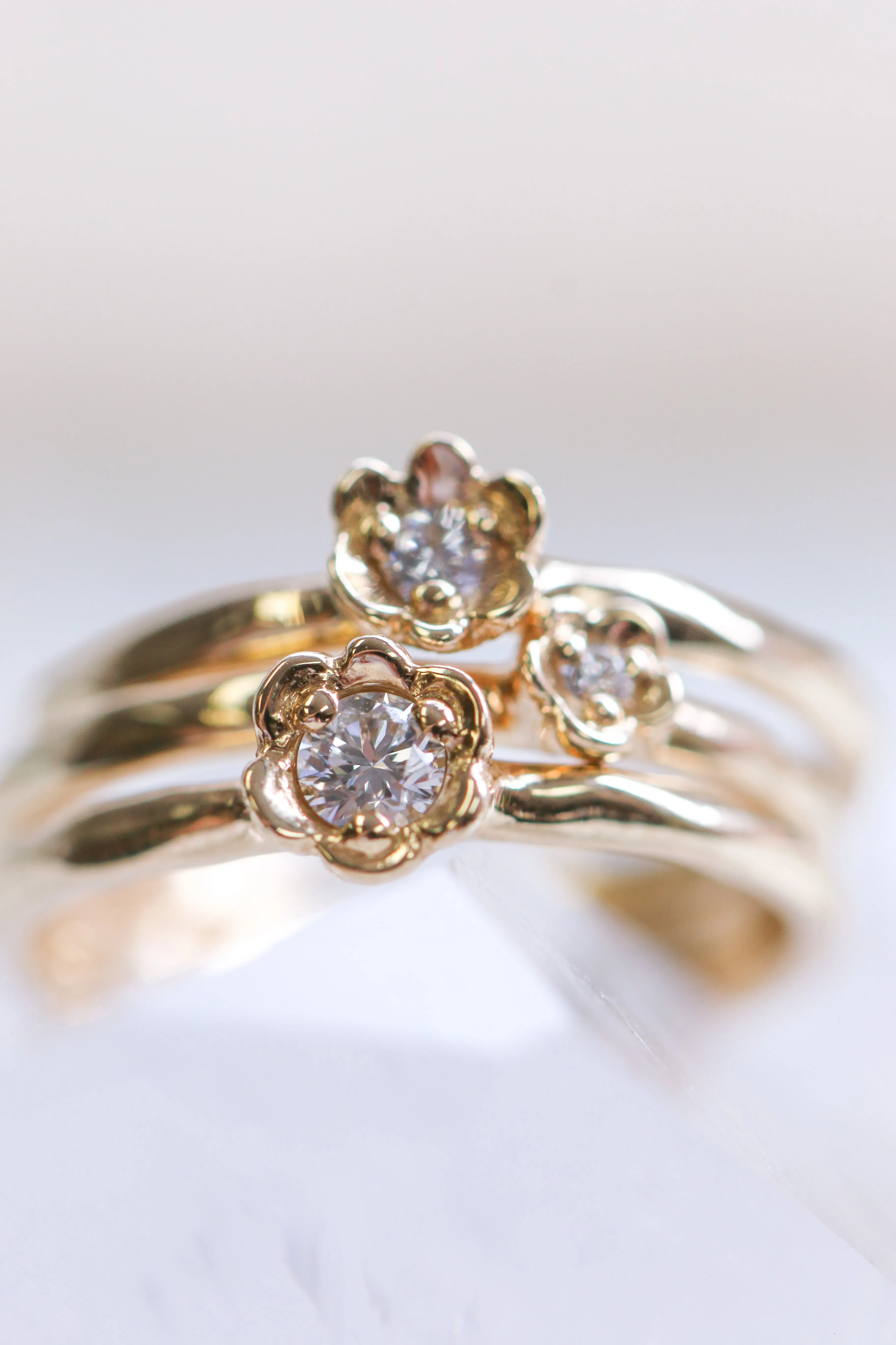 Barnacles ~ 1.75mm Gold Diamond Ring