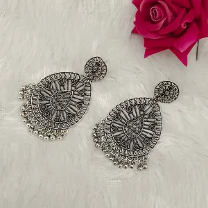 Bhavi Jewels Oxidised Plated Dangler Earrings