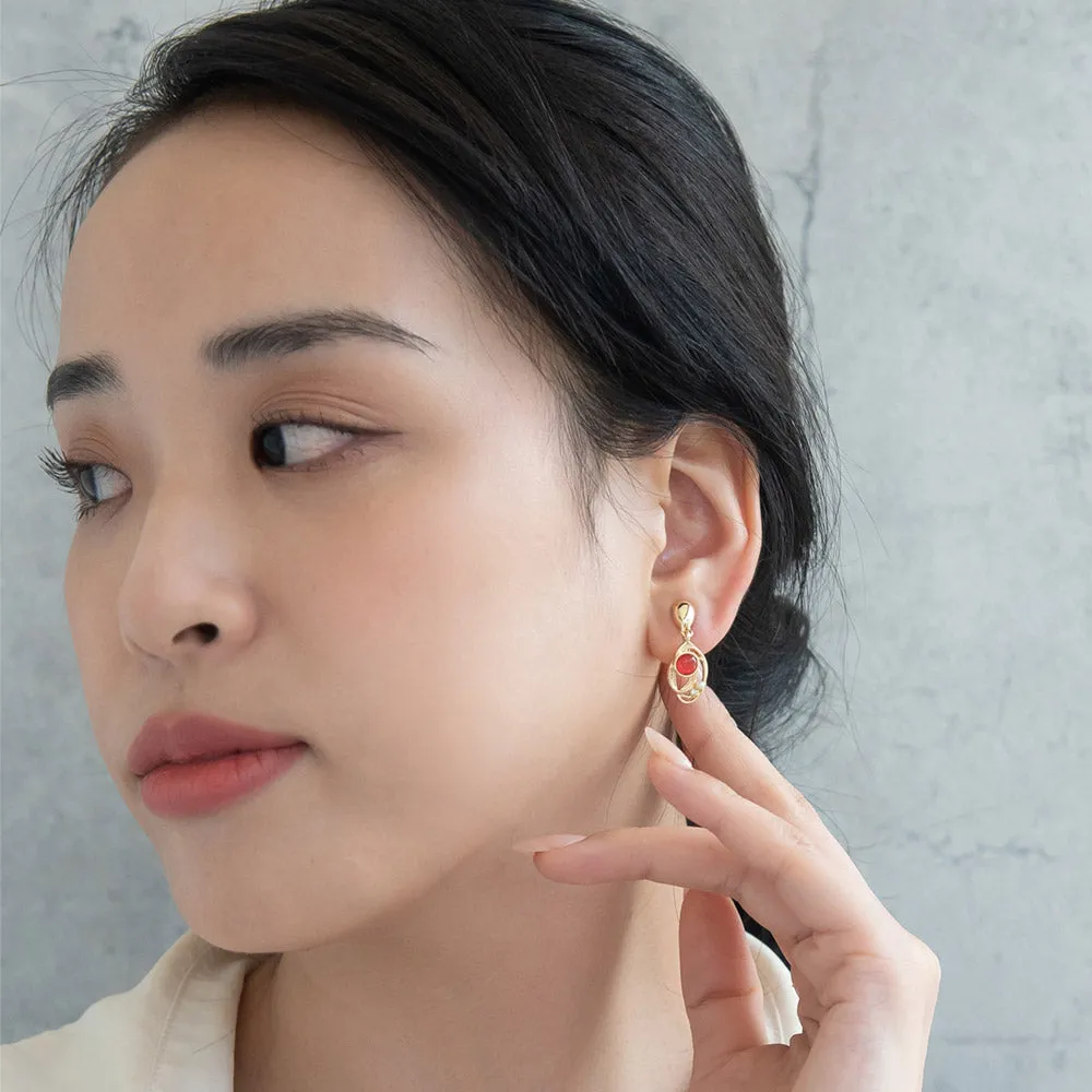 Bijou Drop Clip On Earrings