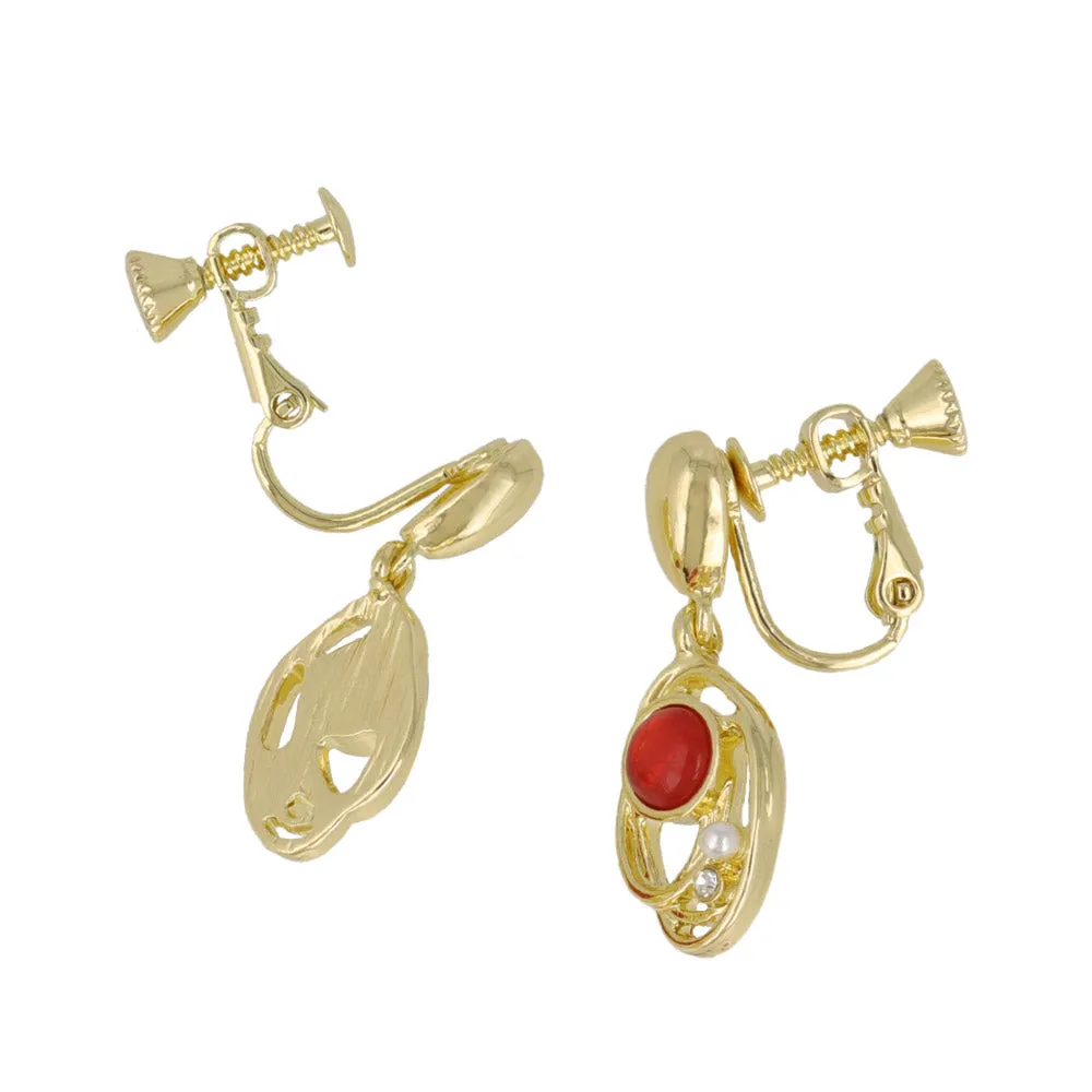 Bijou Drop Clip On Earrings