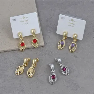 Bijou Drop Clip On Earrings