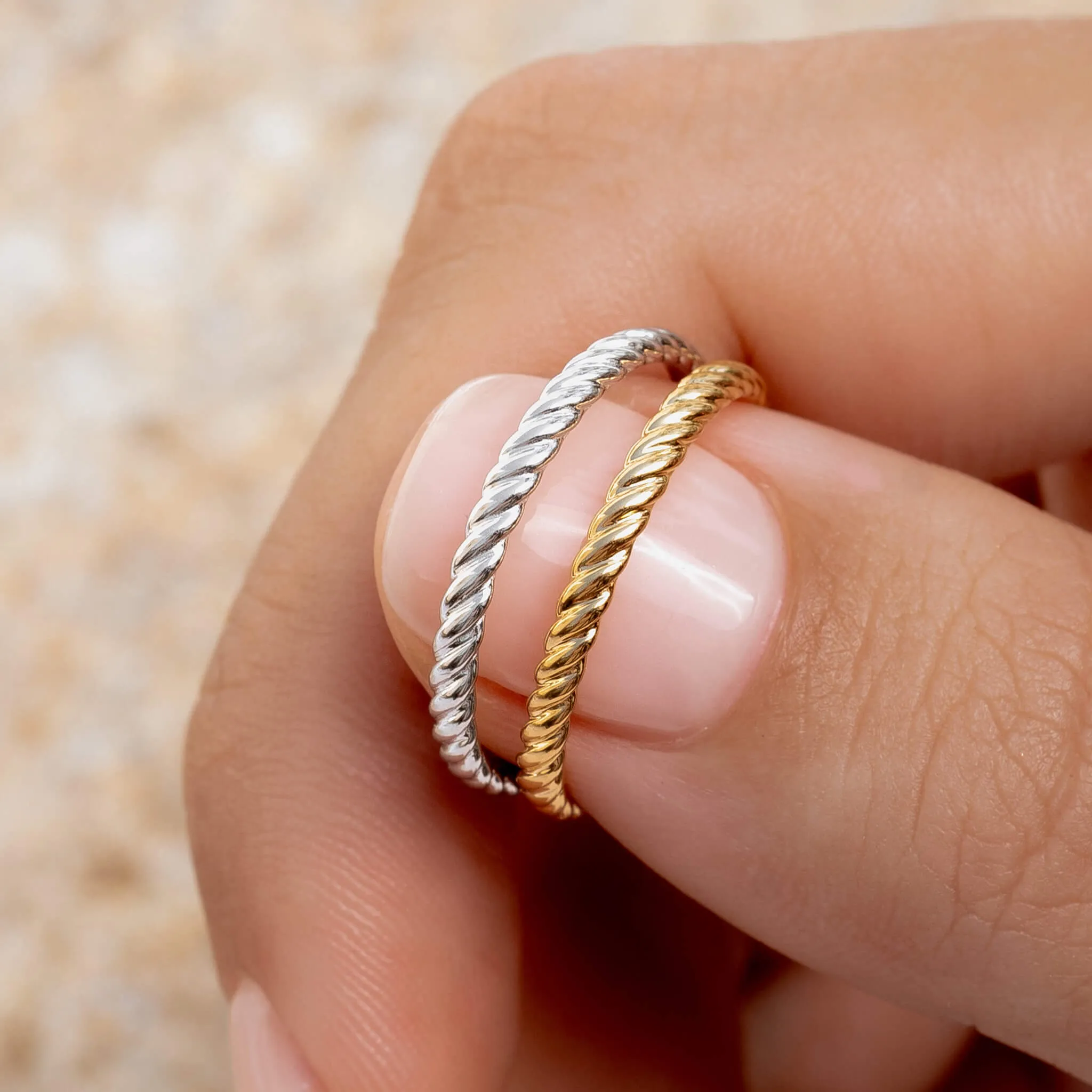 Braid Ring Silver - Linda