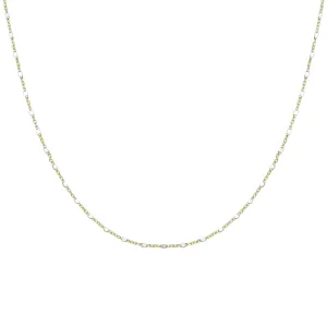 CABLE CHAIN - BICOLOR SILVER