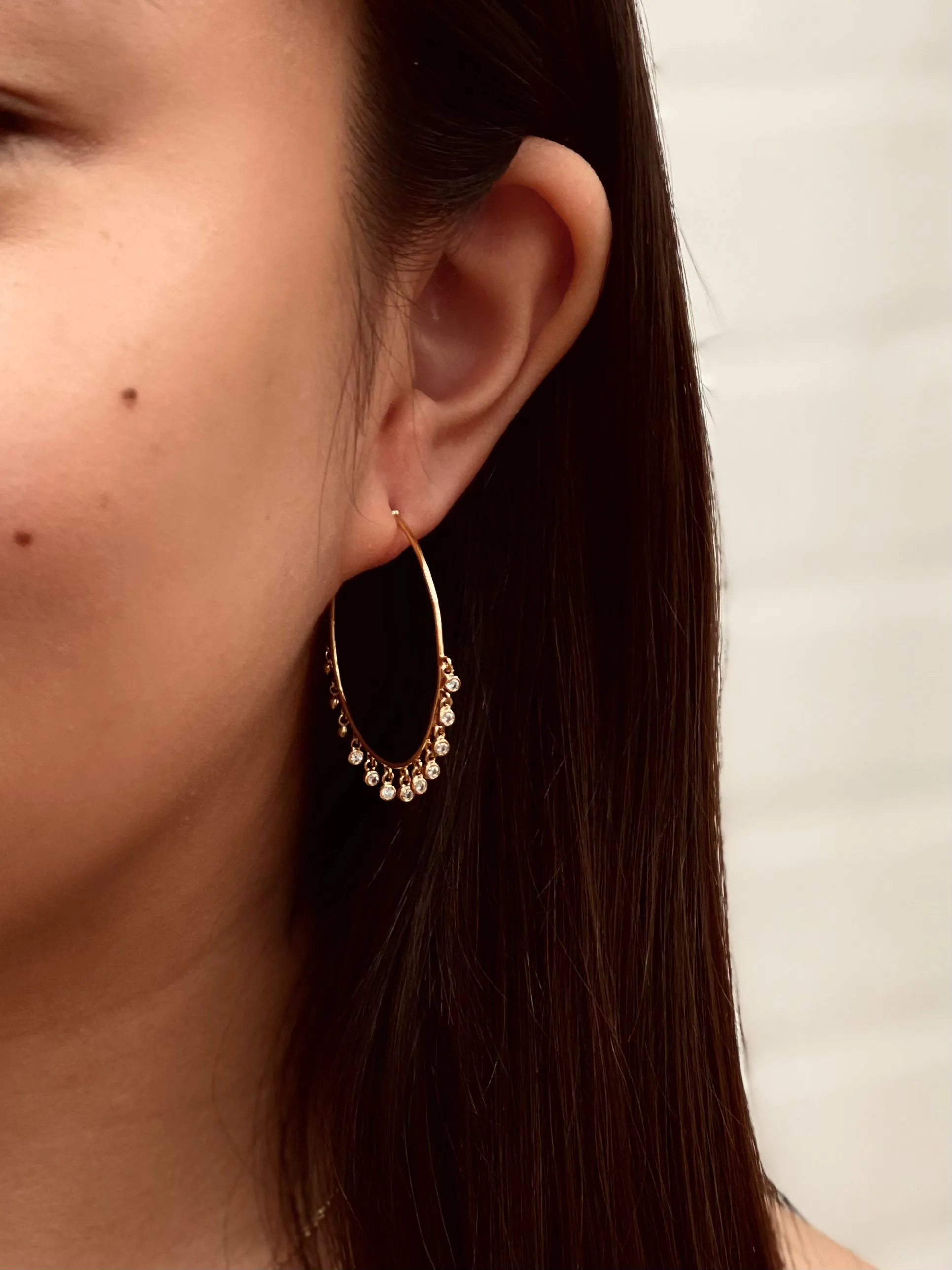 Chandelier Stud Hoops