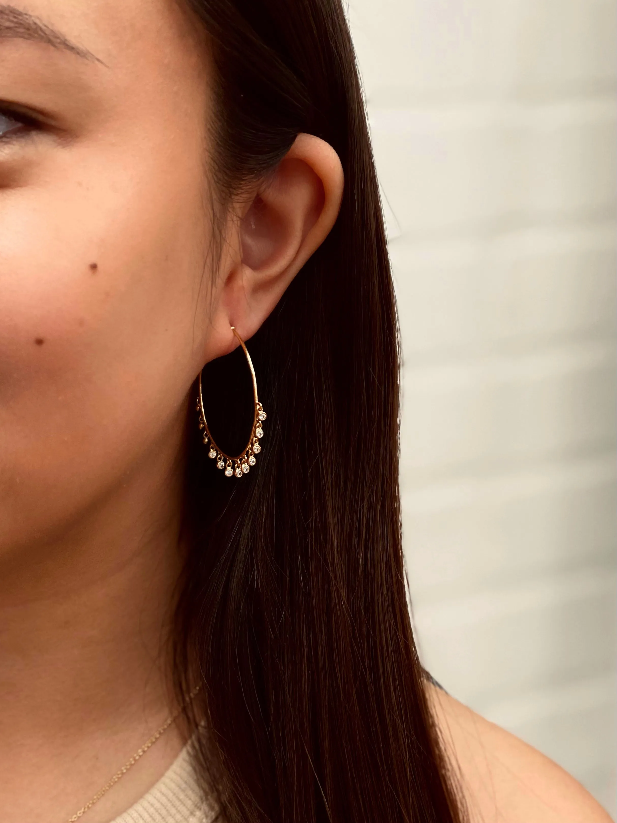 Chandelier Stud Hoops