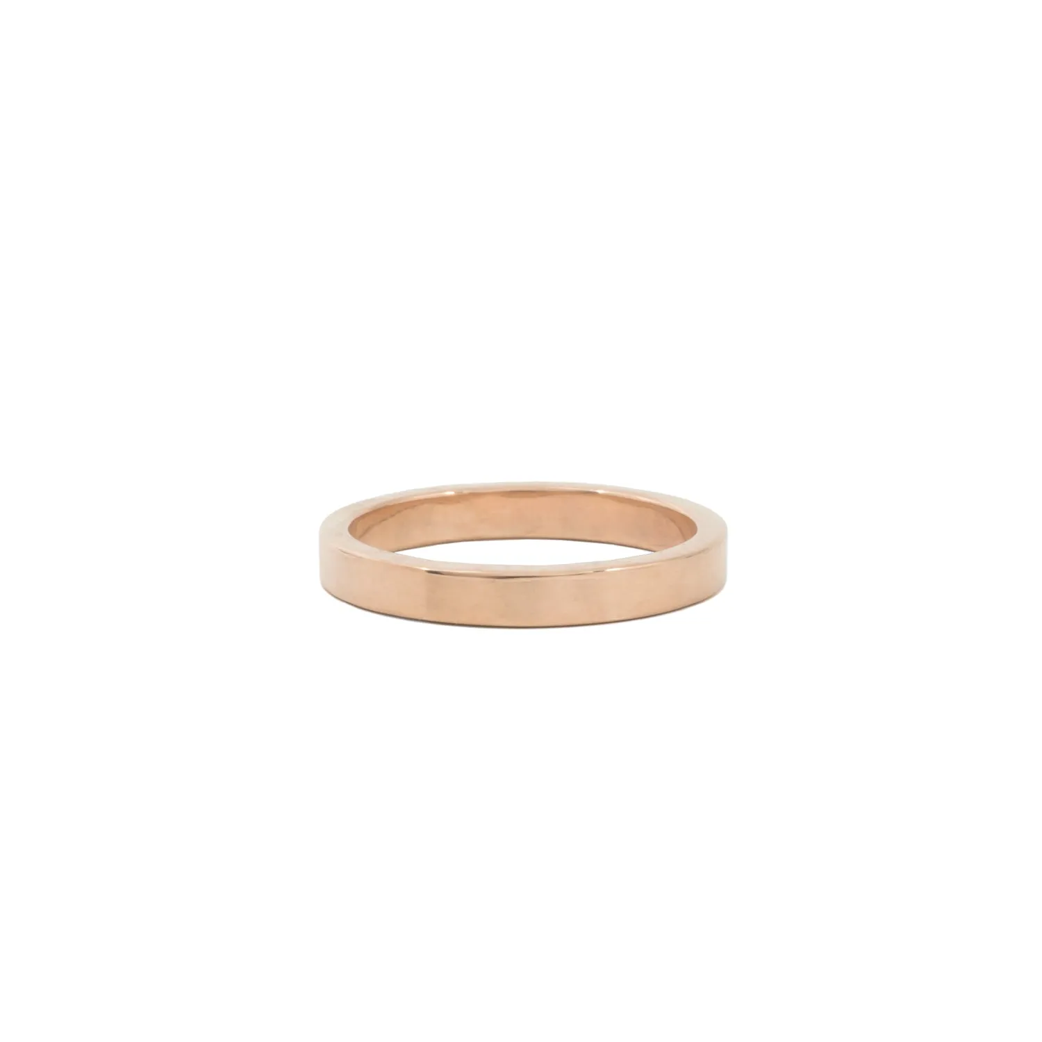 Classic High Polished 3mm Gold Wedding Band