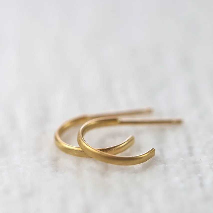 Classic Huggie Hoop Earrings by Christina Kober