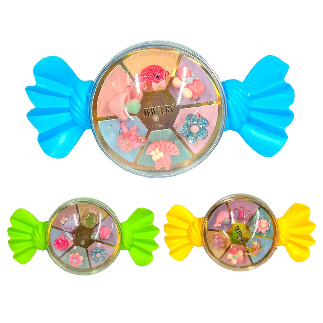 Cute Candy Style Fashion Rings Jewellery Pack