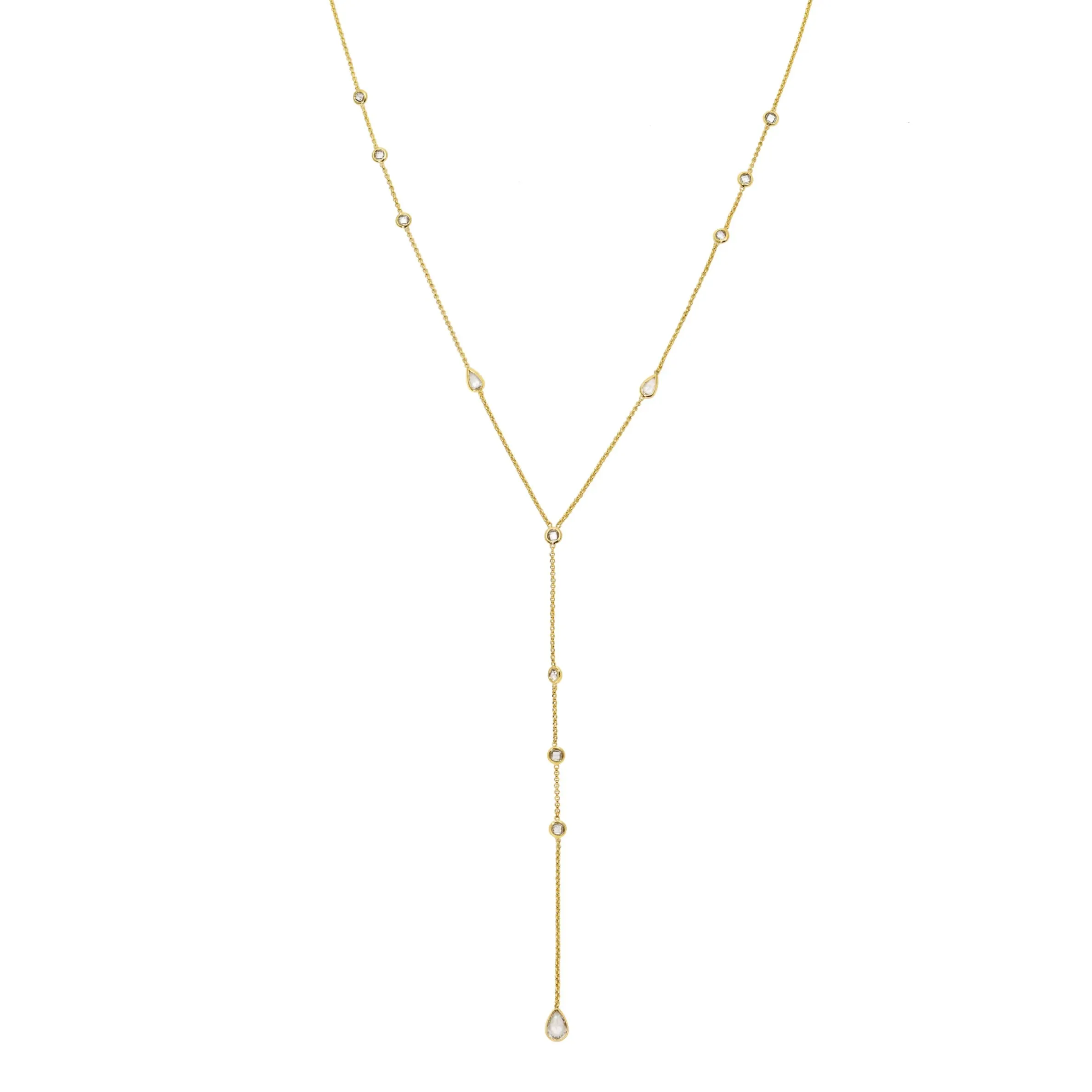 Delicate CZ Lariat