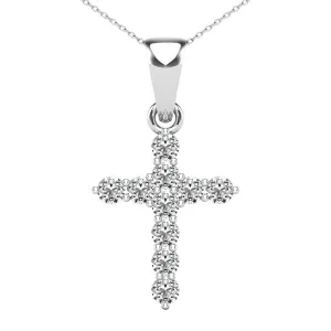 Diamond 1/6 Ct.Tw Cross Pendant