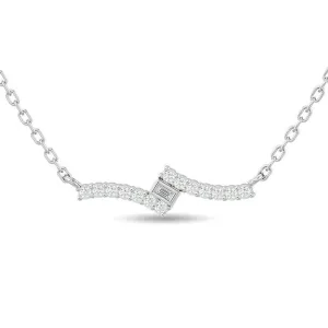 Diamond 1/8 Ct.Tw. Fashion Pendant in 10K White Gold