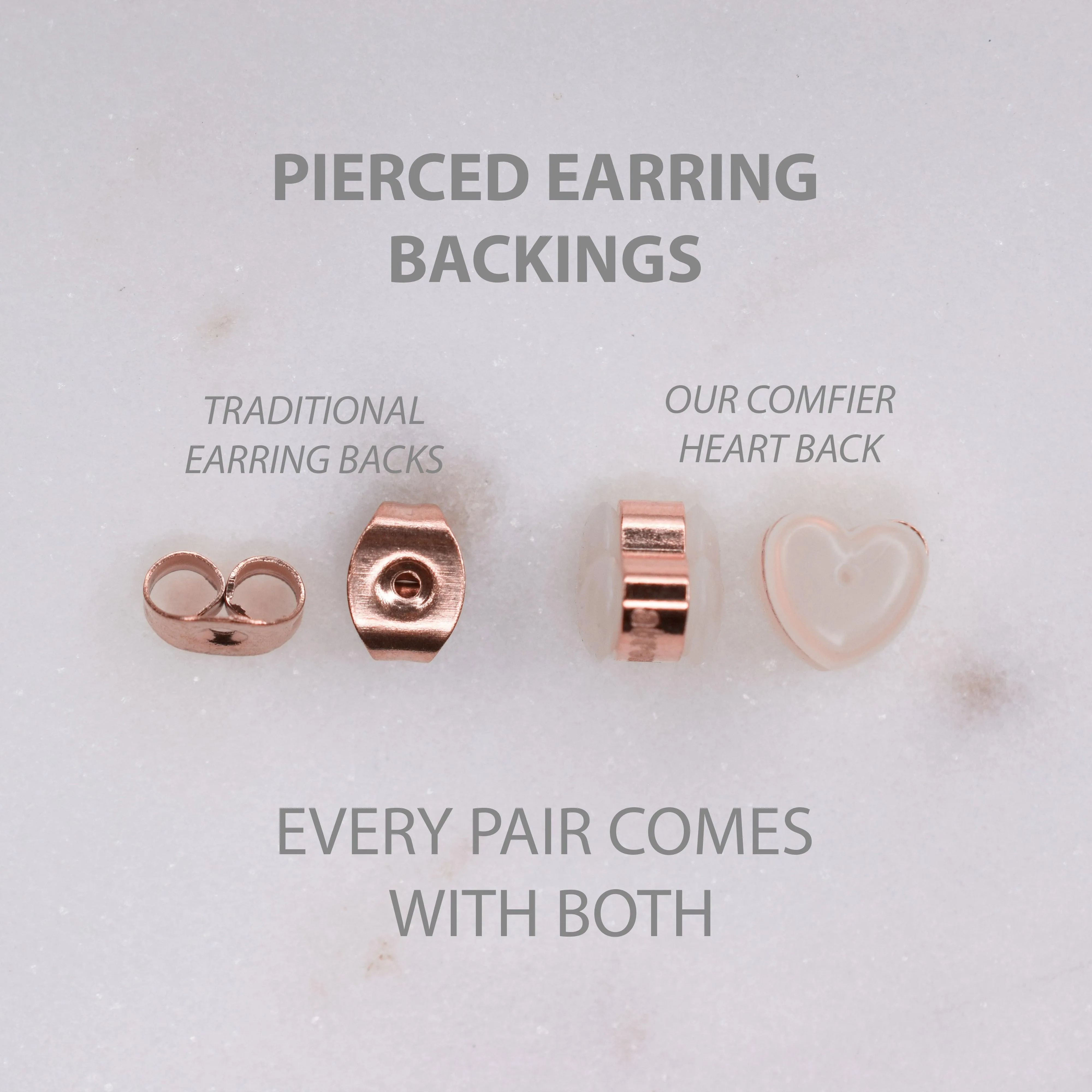 DOUBLE CHAIN DANGLE EARRINGS IN ROSE GOLD