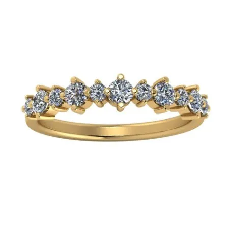 Ellery Round Trendy Lab Diamond Wedding Ring