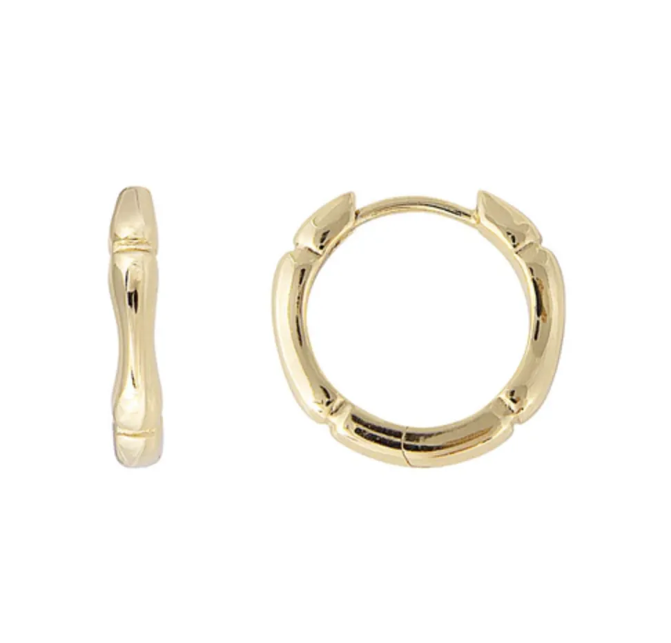 Fairley Bamboo Midi Hoops