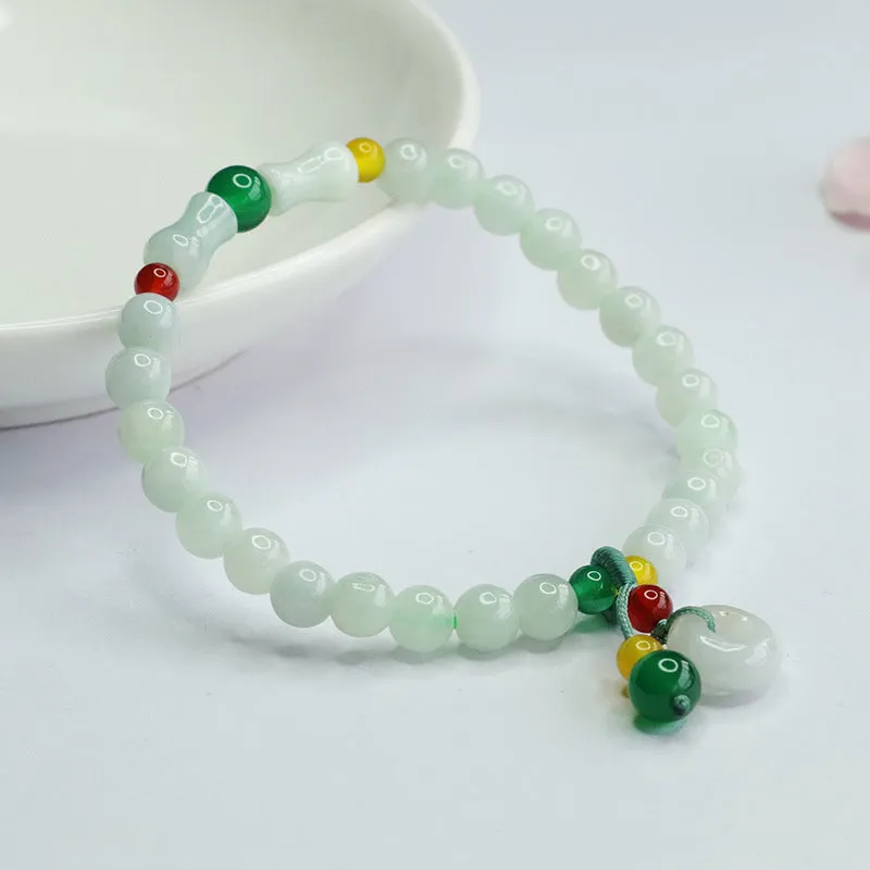 Fortune's Favor Sterling Silver Jade Bracelets