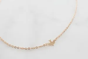 Gold Bird Necklace