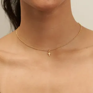 Gold Cross Necklace