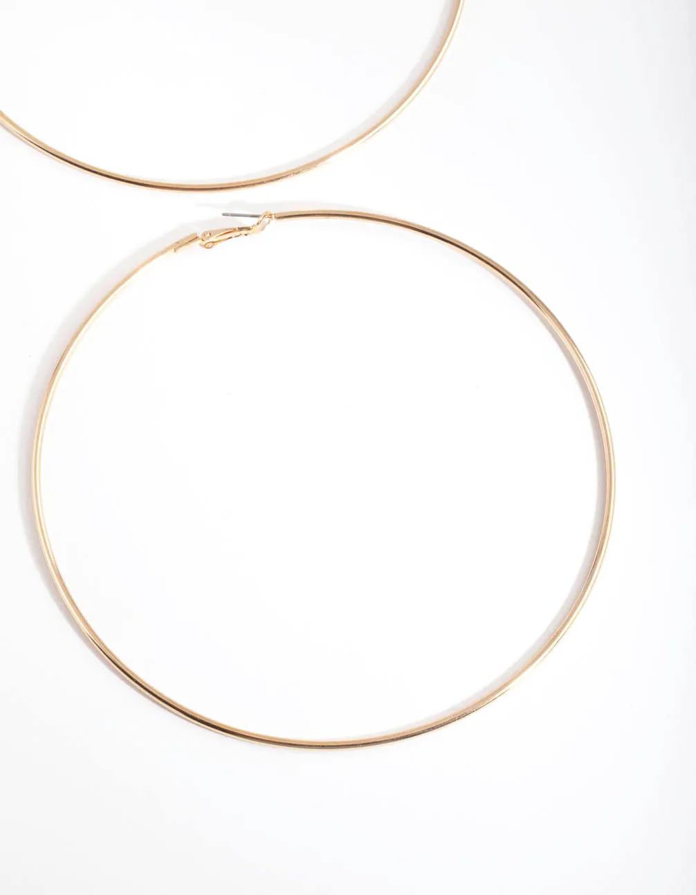 Gold Oversized Hoop Earrings