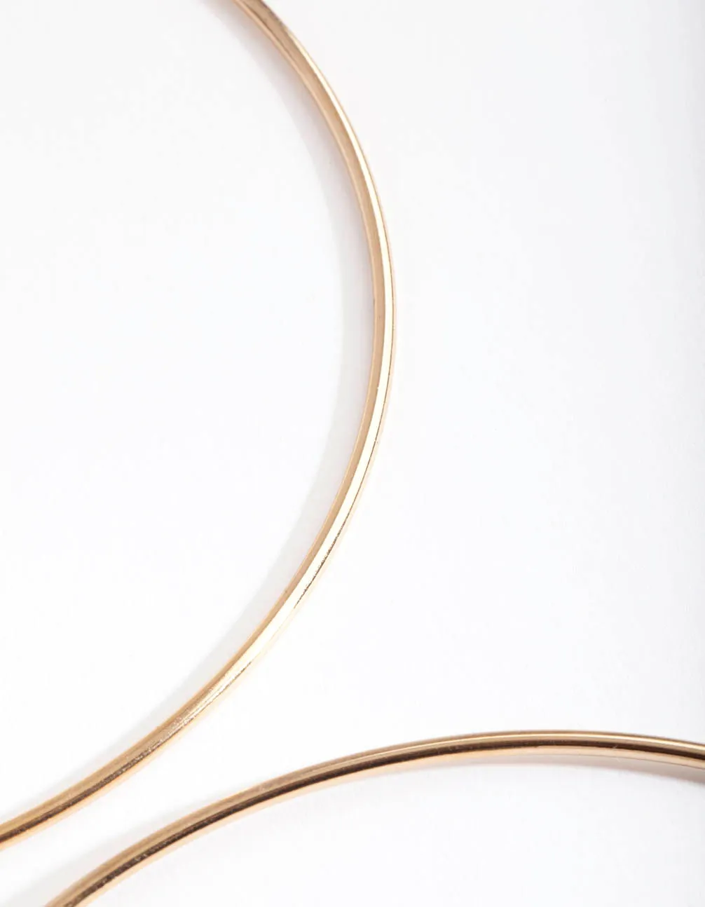 Gold Oversized Hoop Earrings