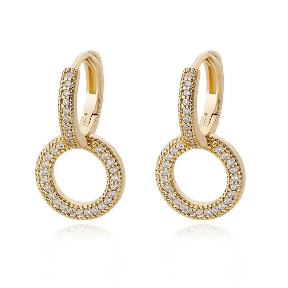 Gold Plated Teardrop Earrings: Sophisticated Women's Jewelry