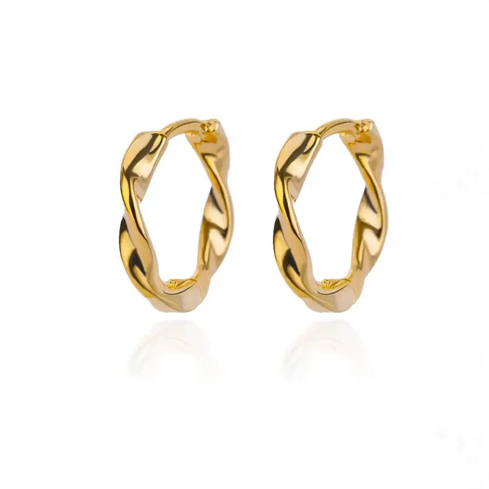 Gold Plated Teardrop Earrings: Sophisticated Women's Jewelry