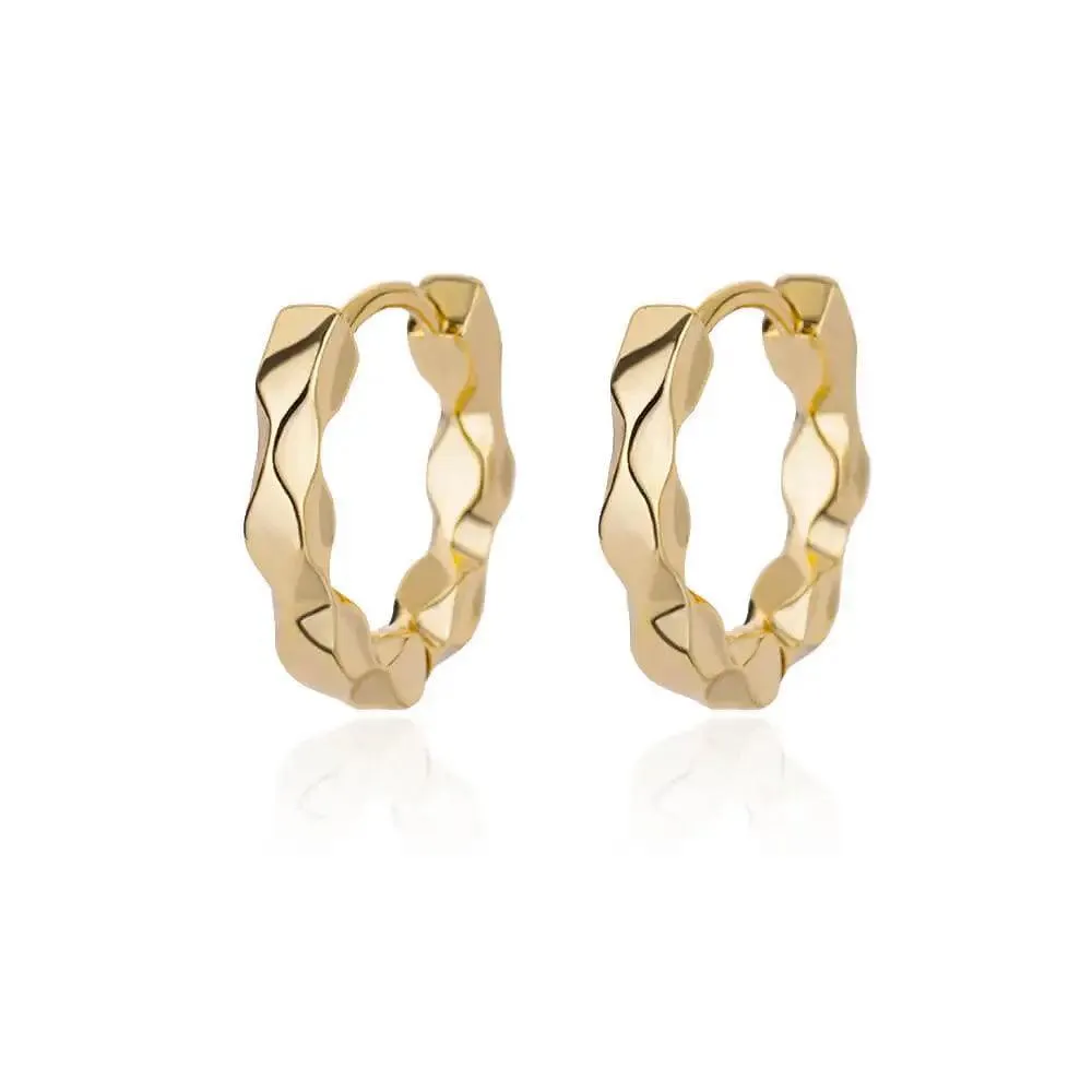 Gold Plated Teardrop Earrings: Sophisticated Women's Jewelry