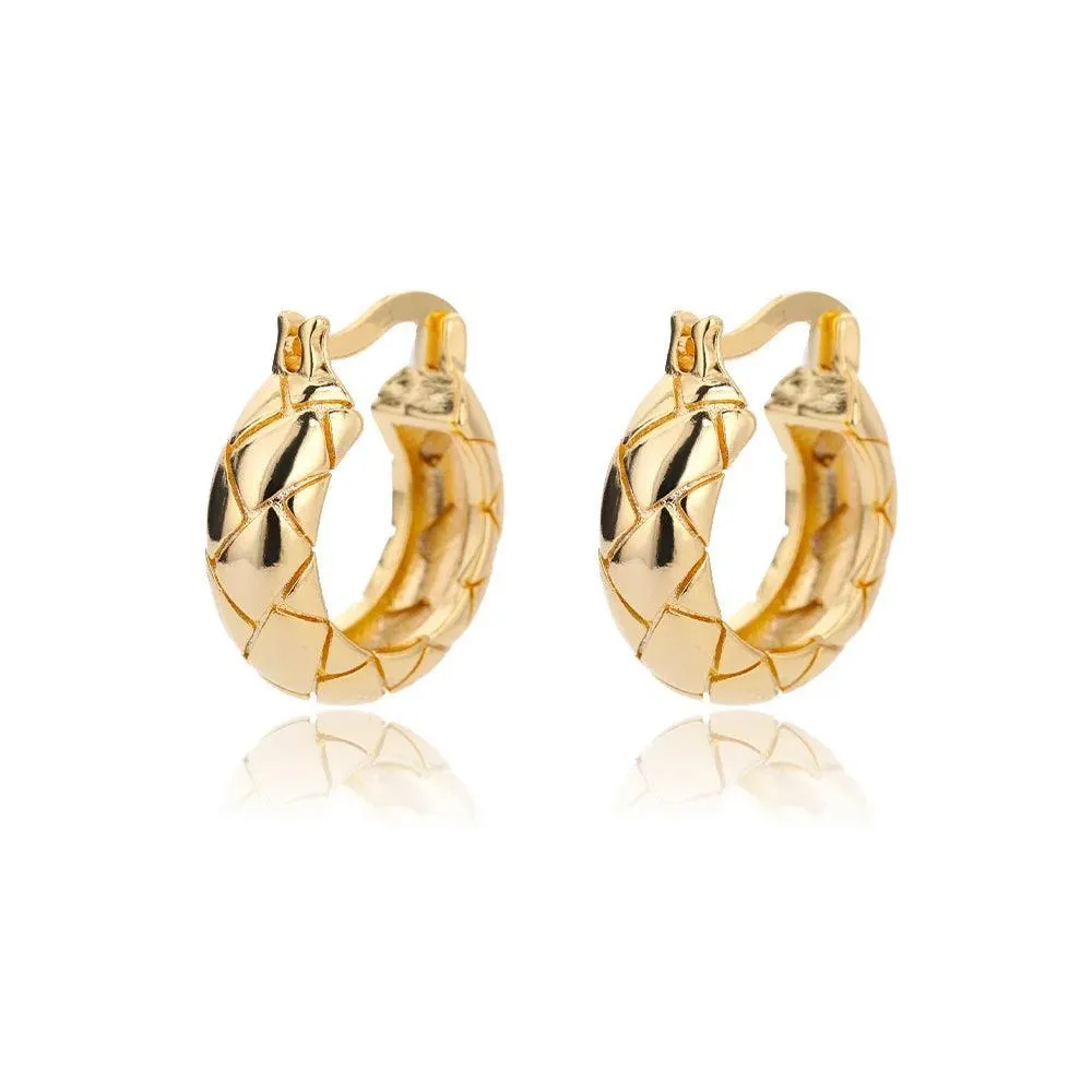 Gold Plated Teardrop Earrings: Sophisticated Women's Jewelry