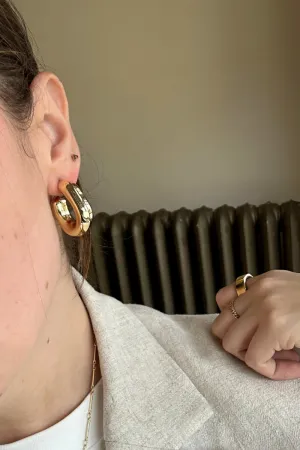 High Polish Abstract Hoops