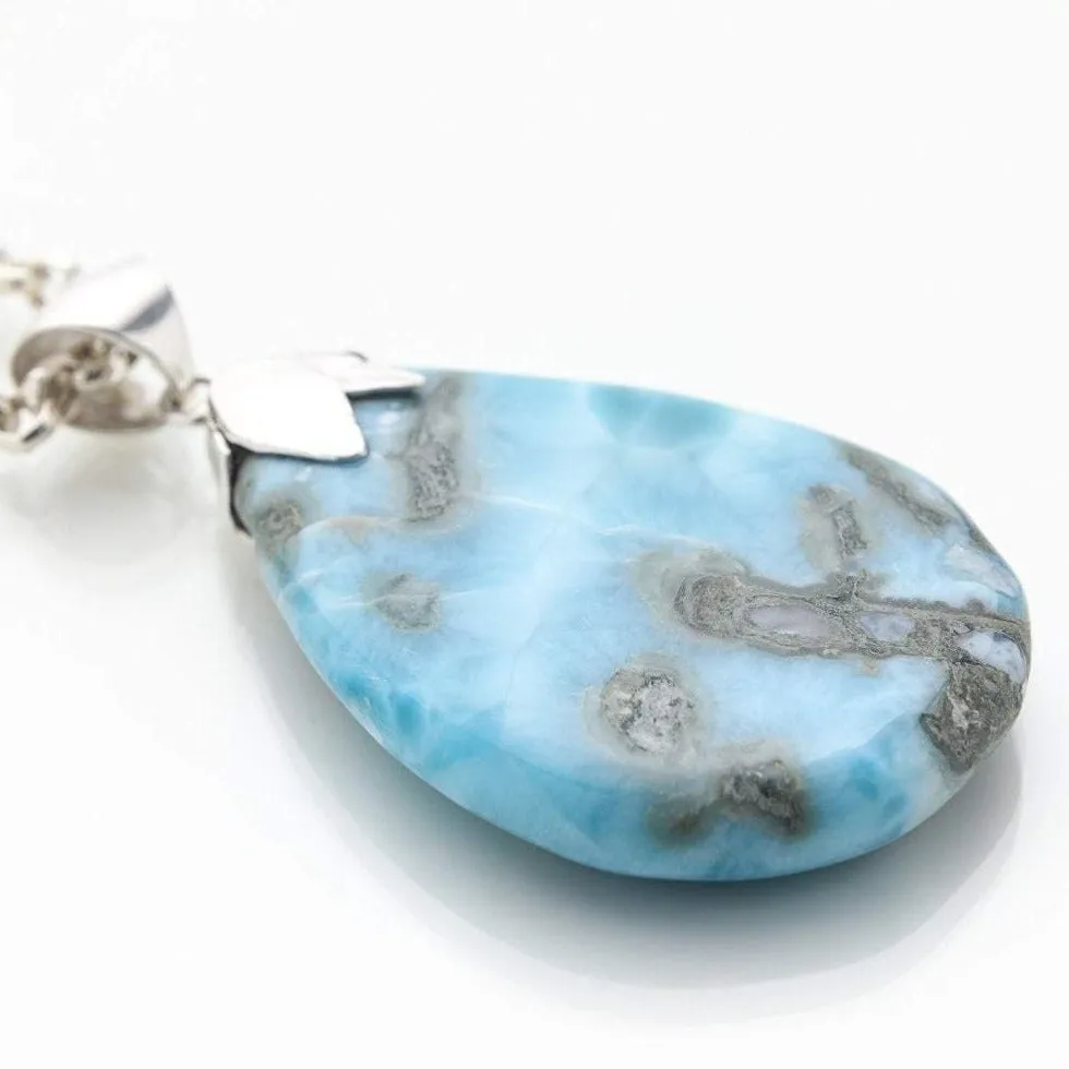 Larimar Gemstone Pendant, Makka