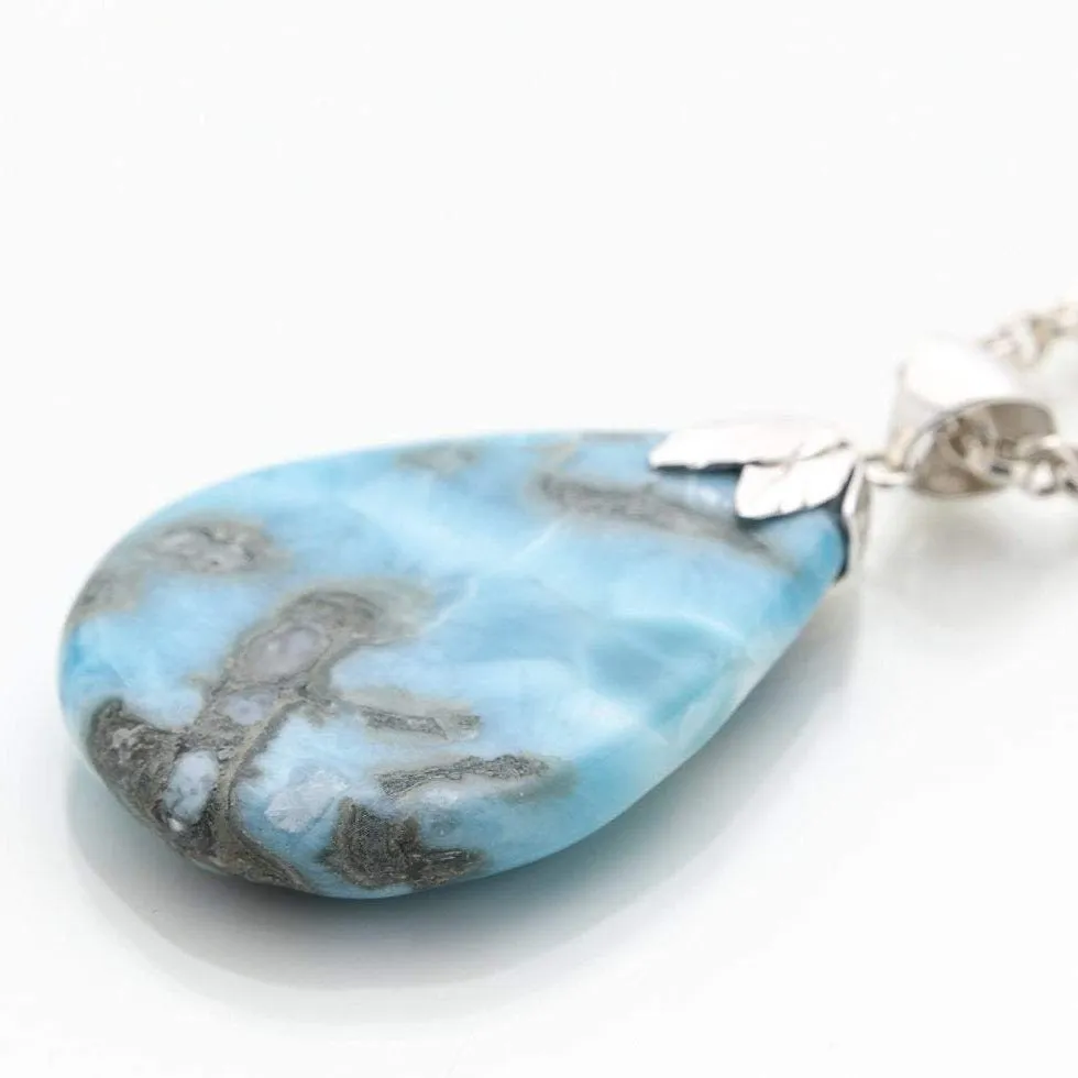 Larimar Gemstone Pendant, Makka