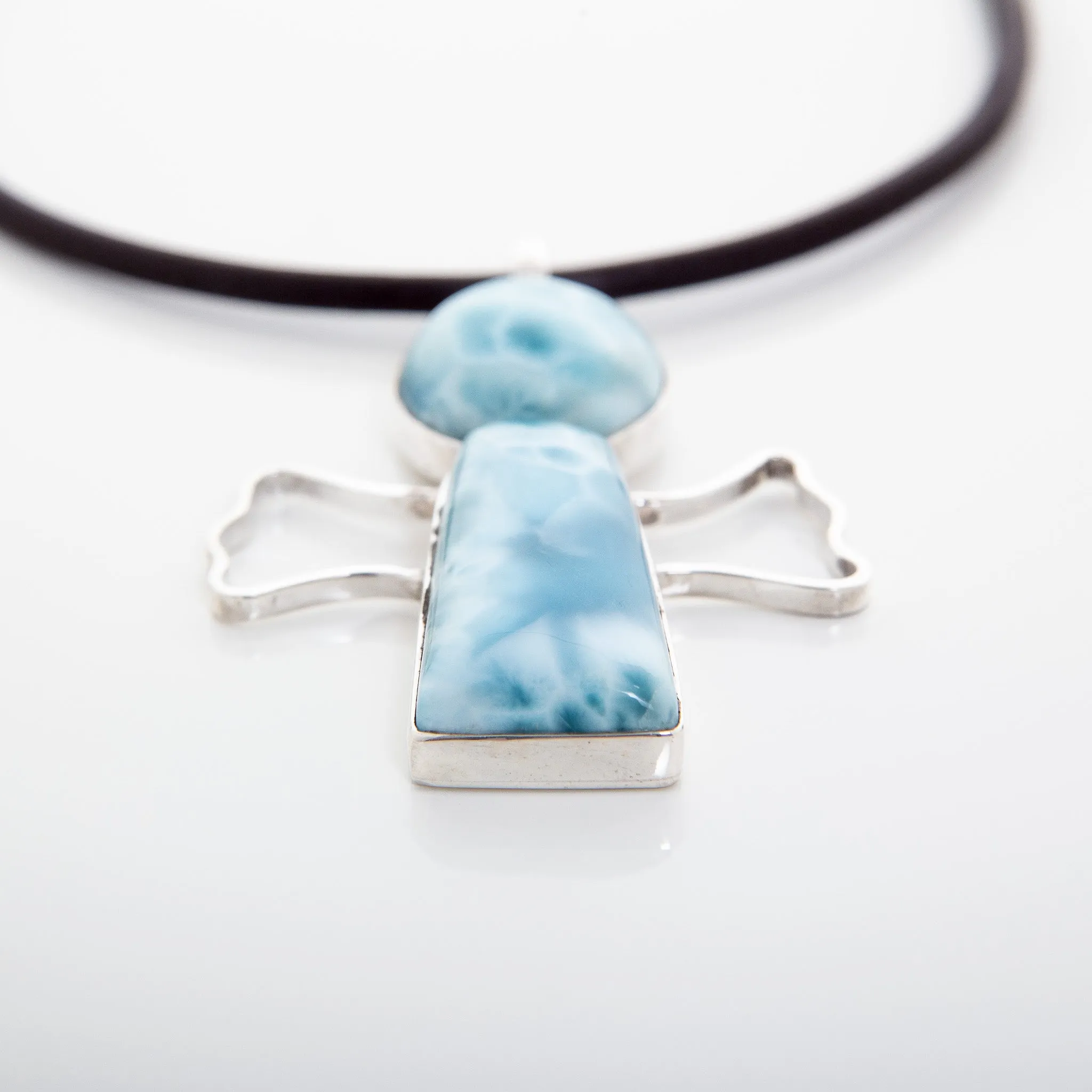 Larimar Pendant Angel IX