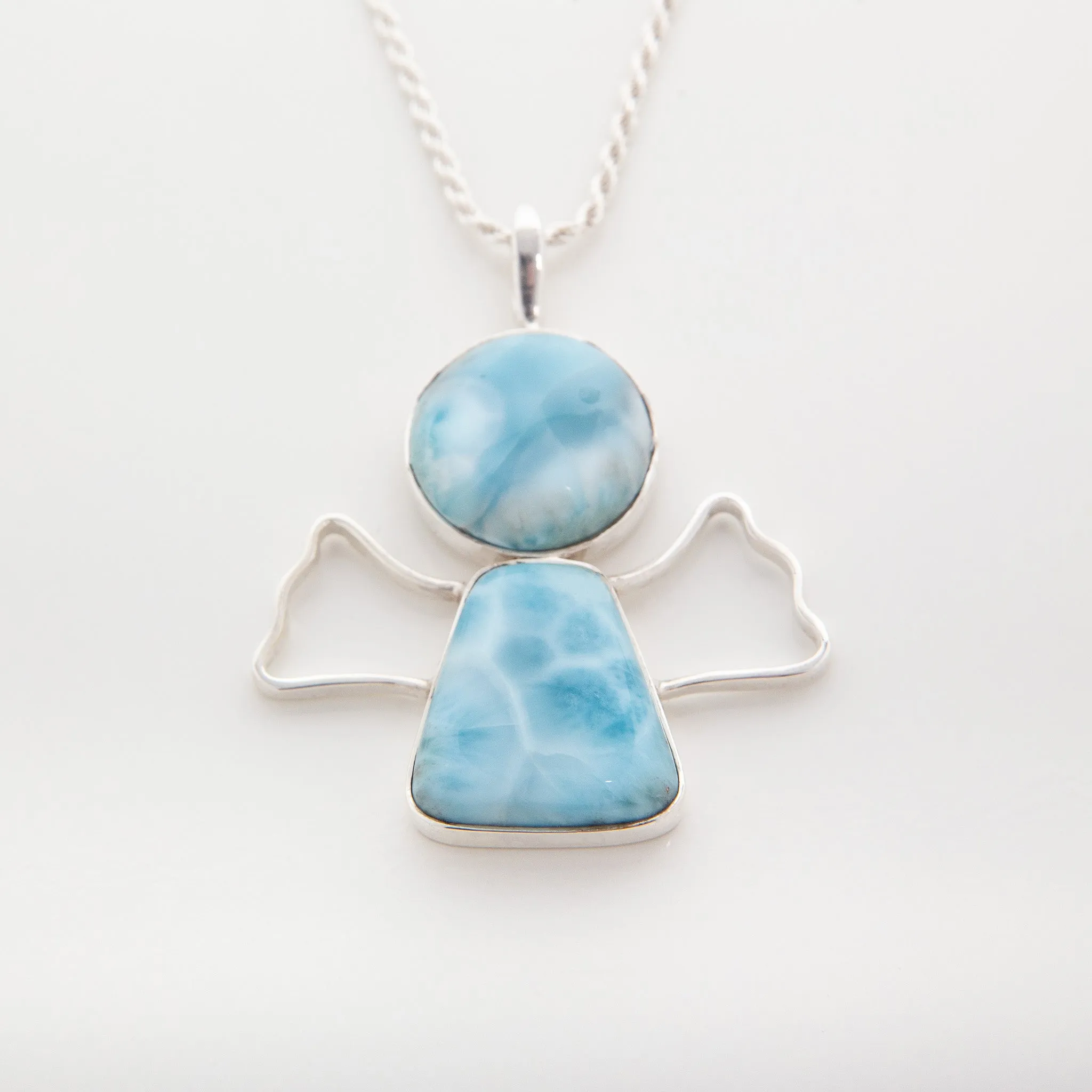 Larimar Pendant Angel X