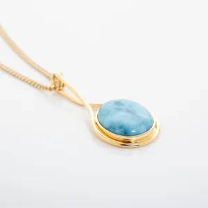 Larimar Vermeil Pendant Arwen