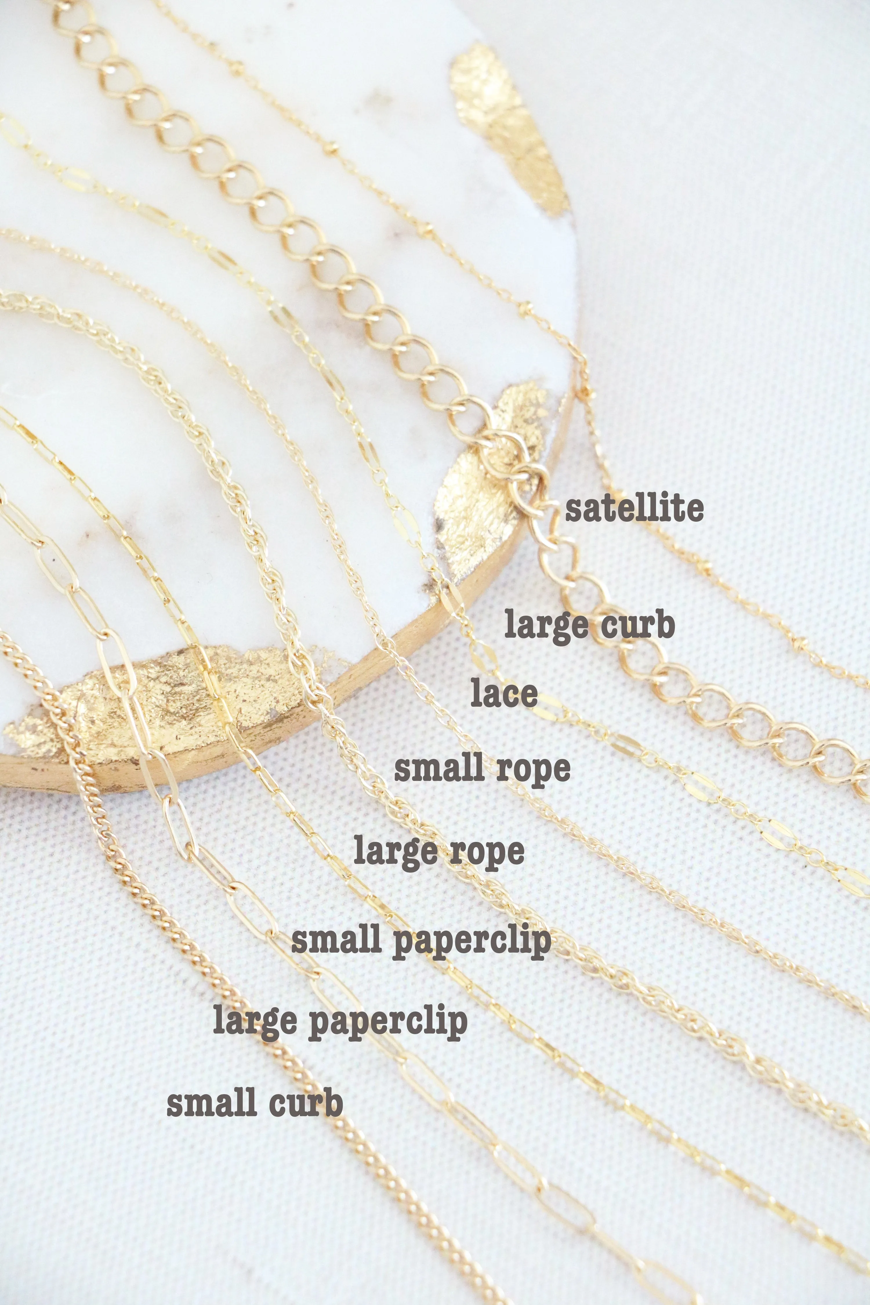 layering chain {silver   gold }