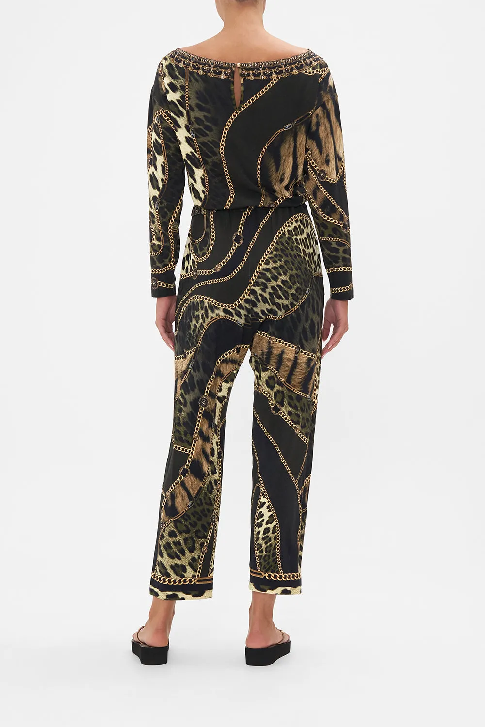 LOUNGE JERSEY JUMPSUIT LIONS MANE