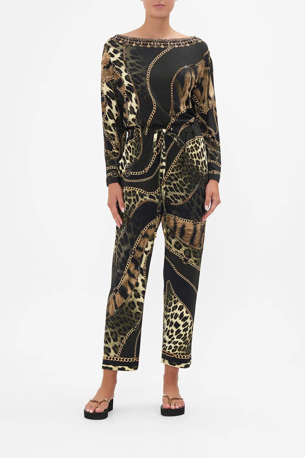 LOUNGE JERSEY JUMPSUIT LIONS MANE