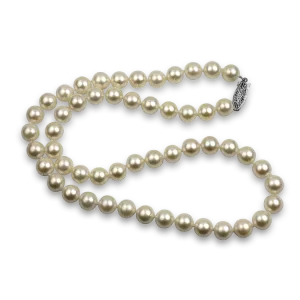 Mastoloni 14k White Gold Cultured Pearl Strand Necklace 18"