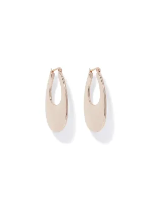 Molly Smooth Metal Earrings