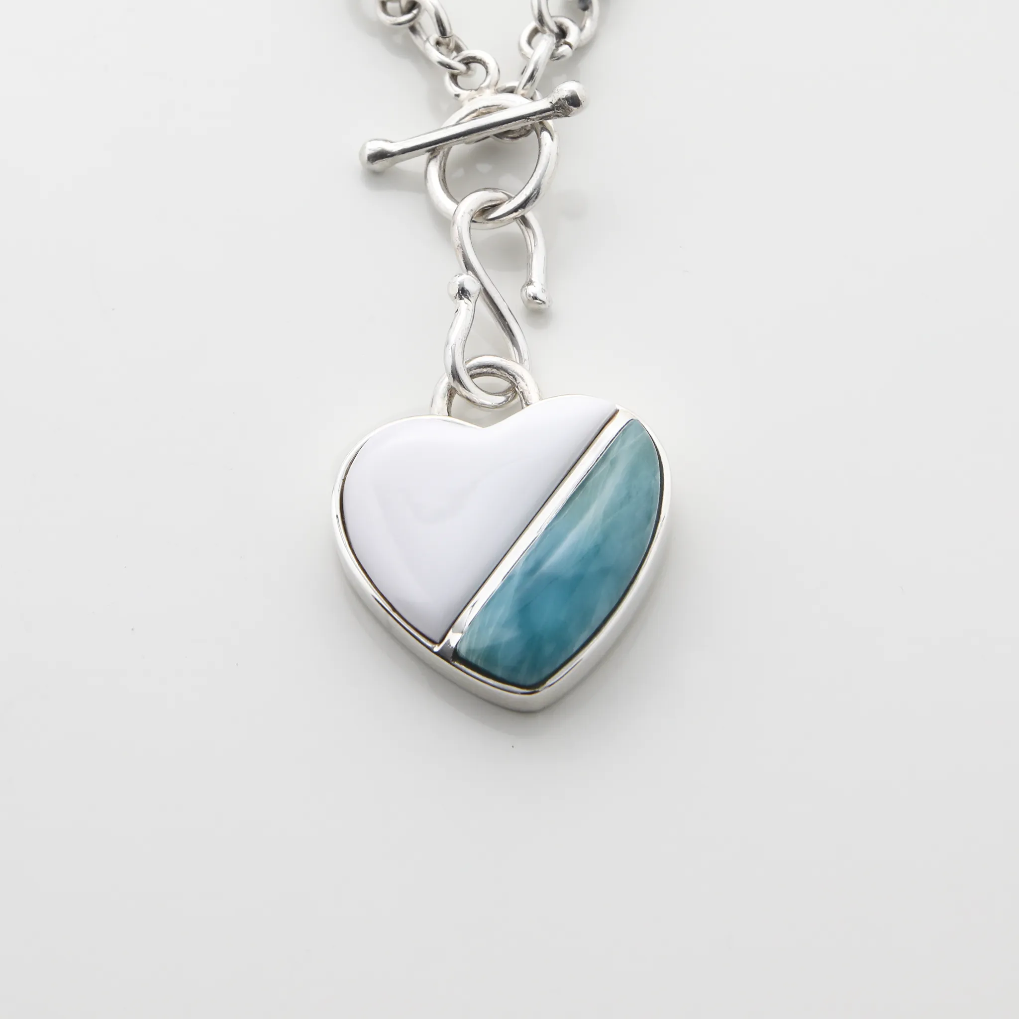 Mother Pearl Heart Charm