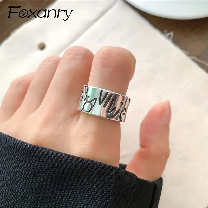 Non-fading Vintage New Fashion Creative Geometric Party Jewelry Gifts Ring