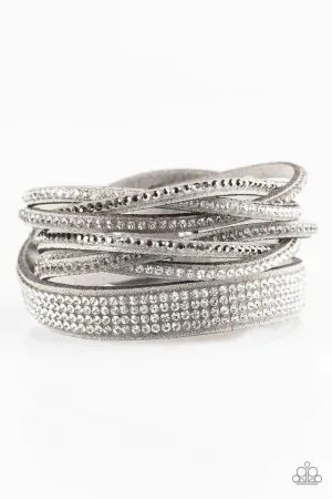 Paparazzi Bracelet ~ Taking Care Of Business - Silver