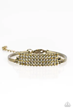 Paparazzi Bracelet ~ Top-Class Class - Brass